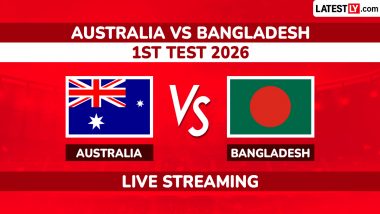 Australia vs Bangladesh Live Streaming Online and Free Telecast in India, 1st Test 2026
