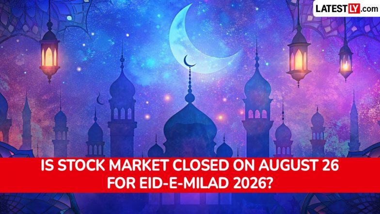 Stock Market Holiday Today, August 26, for Eid Milad Un Nabi 2026? Know if BSE and NSE Are Open