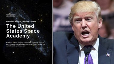 Donald Trump Signs Executive Order For US Space Academy, Says Nuclear-Powered Spacecraft Could Launch For Mars In 2028