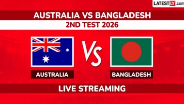 Australia vs Bangladesh Live Streaming Online and Free Telecast in India, 2nd Test 2026