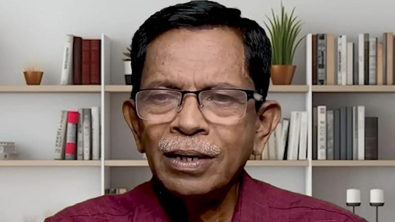 TG Mohandas Arrested: Right-Wing Commentator Held for &lsquo;Girls Enjoy Being Raped&rsquo; Remarks (Video)