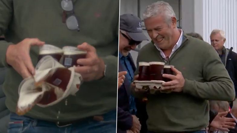 Spectator Spills Beer at Headingley During ENG vs PAK 1st Test 2026, Video Goes Viral