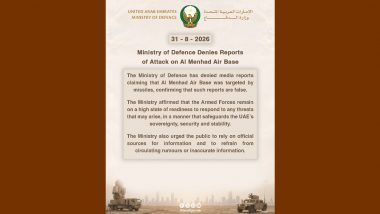 Did Iran Target Al Minhad Air Base? UAE Denies Reports of Attack
