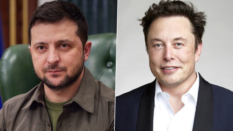 Elon Musk Receives Ukraine&rsquo;s Order of Freedom From Volodymyr Zelenskyy Amid Starlink Request