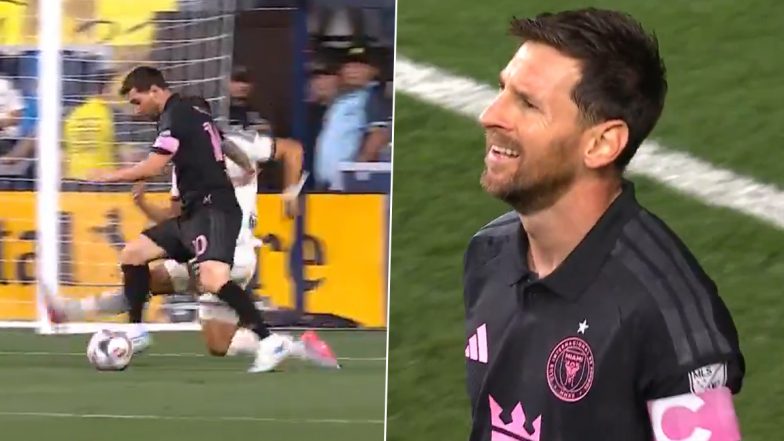Lionel Messi Stars on Comeback for Inter Miami, Scores First Goal Since Father's Death (Watch Video)