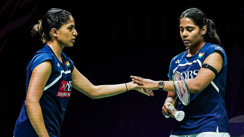 BWF World Championships 2026: Treesa Jolly and Gayatri Gopichand Enter Semi-Finals, Confirm Women's Double Medal for India After 15-Years