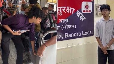 Mayank Jha Apologises for Mumbai Local Train Prank Videos After Western Railway Notice, Urges Creators To Take Permission (Video)
