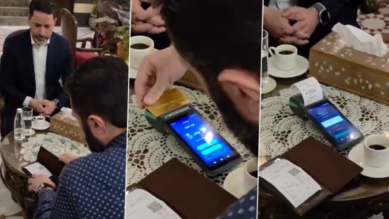 Viral Video Shows Syria President Ahmed Al-Sharaa Making 1st Visa Card Payment After US Terror List Removal