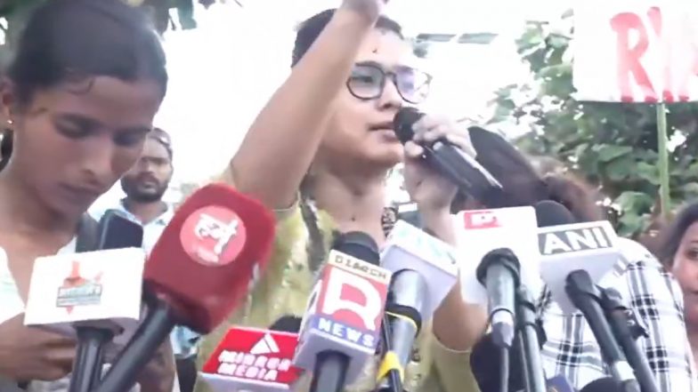 Neha Bora Ink Attack: Police Detain Man Accused of Throwing Ink at AISA President During Jharkhand Protest