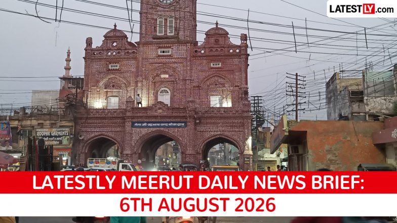 Meerut Latest News Today on August 6th, 2026: Kanwar Accidents, NGT Fine &amp; Namo Bharat Progress