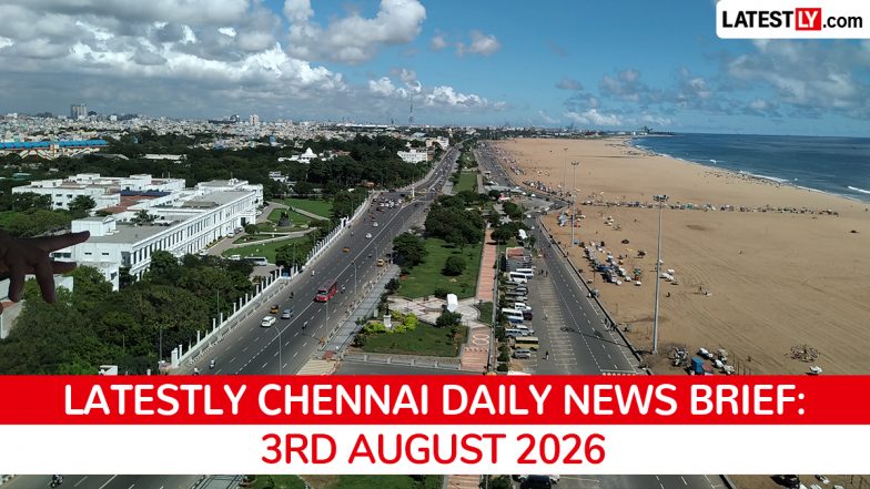 Chennai Latest News Today on August 3rd, 2026: CM Vijay's Engagements, Power Cuts &amp; Gold Price Rise