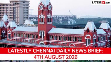 Chennai Latest News Today on August 4th, 2026: Flood Mitigation, Crime Updates & Office Vacancy Drops