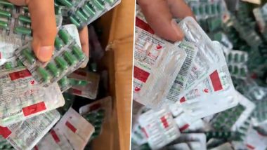 Alprazolam, Tramadol Among 66.79 Lakh Psychotropic Pills Found in Truck Without Valid Invoices (Video)