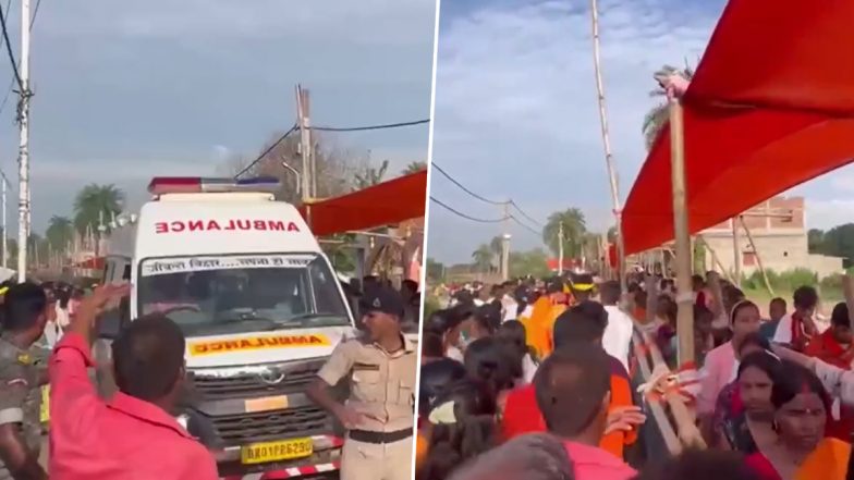 Bihar: Stampede at Ashok Dham Temple in Lakhisarai on 3rd Monday of Sawan, 7 Women Killed (Videos)
