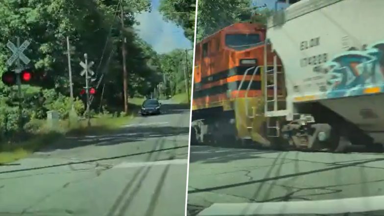 Tesla Narrowly Avoids Train Collision as FSD Failure Triggers New Safety Concerns (Video)