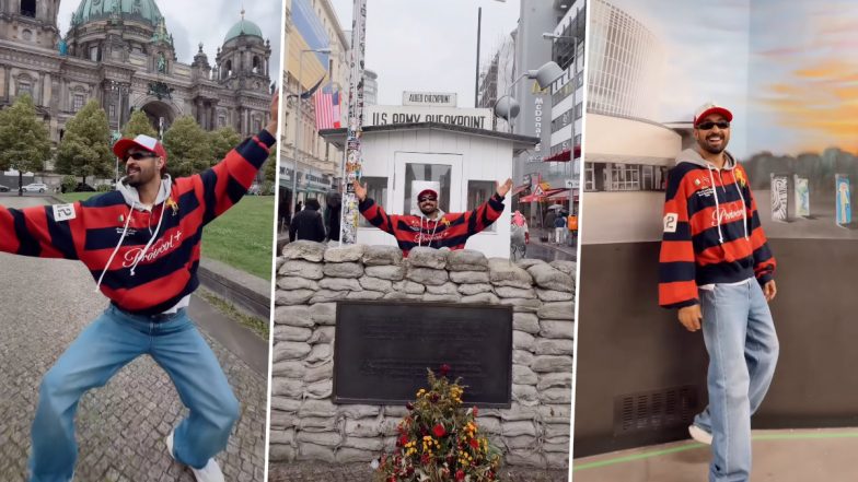 Diljit Dosanjh Candidly Calls Berlin&rsquo;s Golden Victory Column As &lsquo;Baby Doll Main Sone Di&rsquo;, Does &lsquo;Bhangra&rsquo; on Streets (See Post)