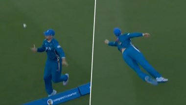 Will Jacks Takes Unbelievable Boundary Catch To Dismiss Lhuan-dre Pretorius in The Hundred 2026 (Watch Video)