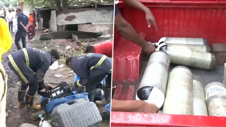 Nagpur Chlorine Gas Leak: Over 40 Hospitalised After 900-Kg Cylinder Ruptures at Water Plant (Video)