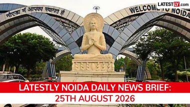 Noida Latest News Today on August 25th, 2026: New Flyover, Underpass Delays, Swine Flu & Crime Updates
