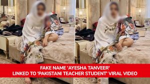social-viral-Who Is the Woman in ‘Pakistani Teacher Student’ Viral Video? Fake Name ‘Ayesha Tanveer’ Debunked