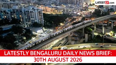 Bengaluru Latest News Today on August 30th, 2026: HC Raps Police, Power Cuts & Tumakuru Crash