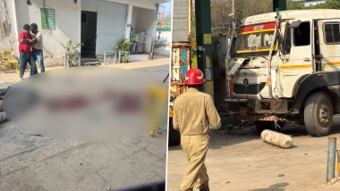 Delhi CNG Blast: 1 Dead, 6 Injured After Cylinder Explodes During Refuelling in Tikri Kalan (See Pics and Video)