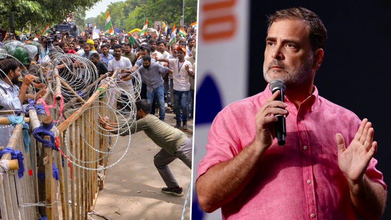 Jharkhand Student Protest: Rahul Gandhi Opposes Police Force, Urges Govt to Hold Immediate Talks With Aspirants