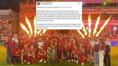 LSG-Owner Sanjiv Goenka Reaction to Manchester Super Giants' Maiden The Hundred Win Goes Viral