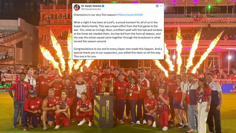 LSG-Owner Sanjiv Goenka Reaction to Manchester Super Giants' Maiden The Hundred Win Goes Viral
