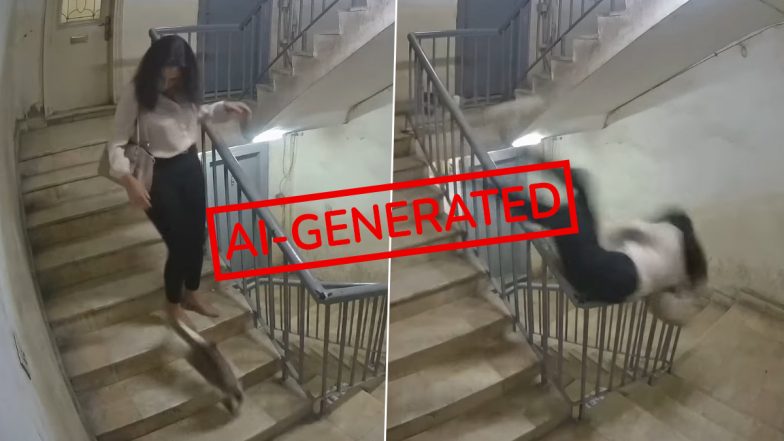 Did a &lsquo;Jinn&rsquo; Throw a Woman Down Stairs in Egypt After She Crossed Paths With a Cat? Truth Behind the Viral Video
