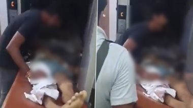 Rewa Lift Collapse Video: Patient Dies After Getting Trapped in Hospital Elevator in Madhya Pradesh