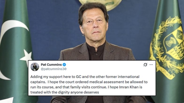 Pat Cummins Supports Former International Captains&rsquo; Joint Plea for Ex-Pakistan PM Imran Khan