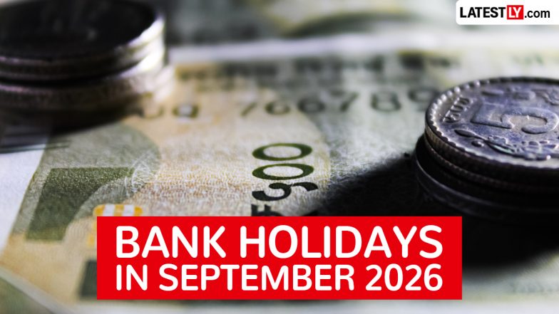 Bank Holidays in September 2026: Full State-Wise RBI Holiday List