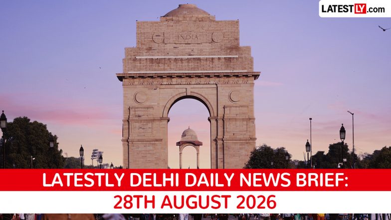Delhi Latest News Today on August 28th, 2026: Model Murder Accused Held, Race Club Demolished & Waterlogging Apology