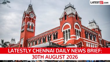 Chennai Latest News Today on August 30th, 2026: CM Vijay's First Days, Airport Plans & Nepal Flood Returns