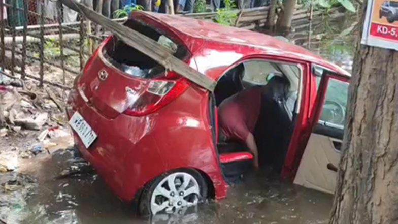 Kolkata Car Accident: Woman Dies After Plunging Into Pond While Learning to Drive New Car