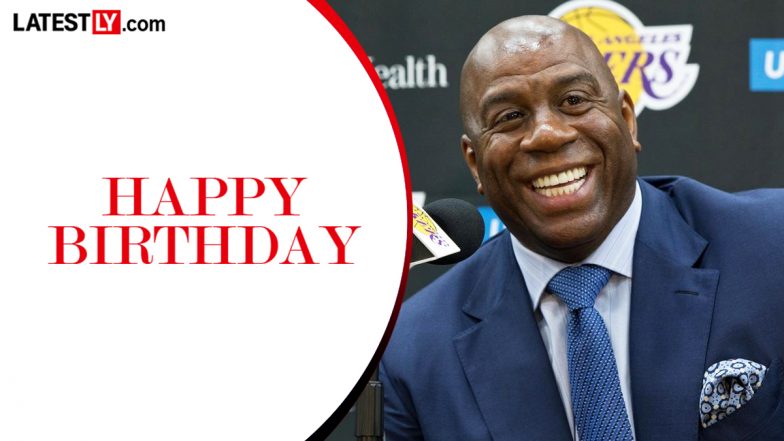 Magic Johnson Birthday Special: Celebrating LA Lakers Icon's Storied Career As NBA Legend Turns 67