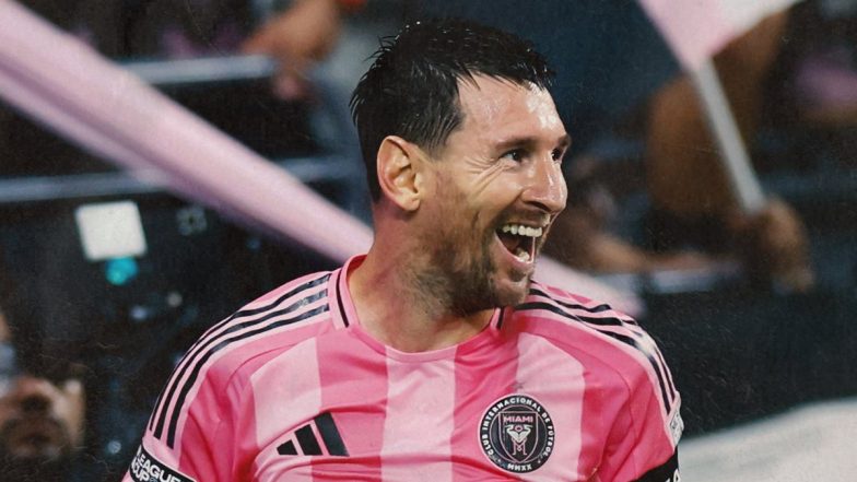 Lionel Messi Goal Video: Star Argentina Player Scores Brace on Inter Miami Return Post FIFA WC Final in Leagues Cup 2026