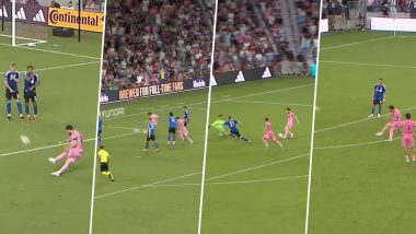 Lionel Messi Goal Video: Inter Miami Captain Nets Four Goals to Power Herons Past Montreal in MLS 2026