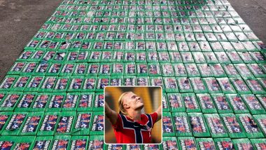 Erling Haaland Stickers Found on 469 kg Cocaine Haul Seized by Ecuadorian Police