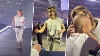 BTS&rsquo; Jimin&rsquo;s Heartwarming Gesture for Young Fan Olivya at ARIRANG Concert in Dallas Goes Viral (Watch Video)