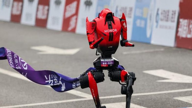 China&rsquo;s Humanoid Robot &lsquo;Lightning&rsquo; Beats Usain Bolt&rsquo;s 100m Record With 9.32-Second Run (Video)