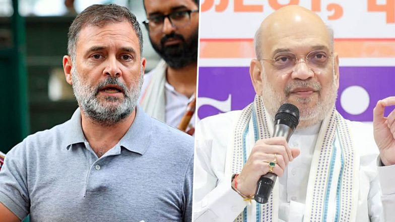 'Who Ordered the Firing?': Rahul Gandhi Demands Answer From Amit Shah, Says Home Minister Must Go (Video)