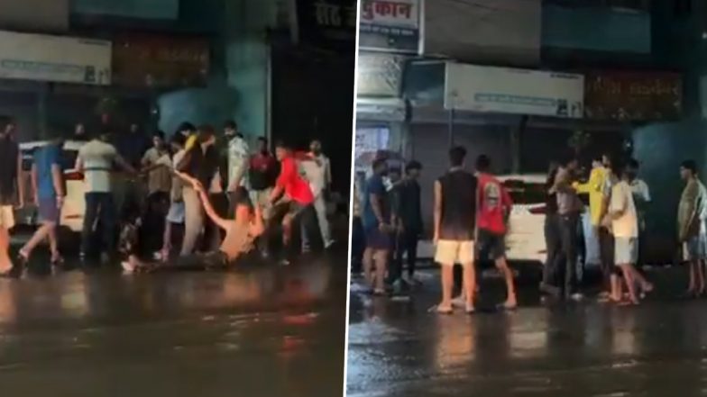 Bilaspur Crash Video: Couple Seen Kissing Inside Car After It Rams Into E-Rickshaw, Killing One; Video Goes Viral
