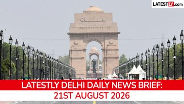 Delhi Latest News Today on August 21st, 2026: Master Plan 2047, Drug Racket Busted & Sajjan Kumar Passes Away