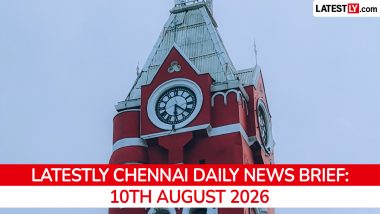 Chennai Latest News Today on August 10th, 2026: CM Vijay Sworn In, PM Modi Projects & Airport Security
