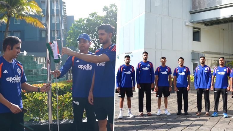 Independence Day 2026: Gautam Gambhir, Shubman Gill and Team India Members Hoist Tricolour in Galle Ahead of IND vs SL 1st Test