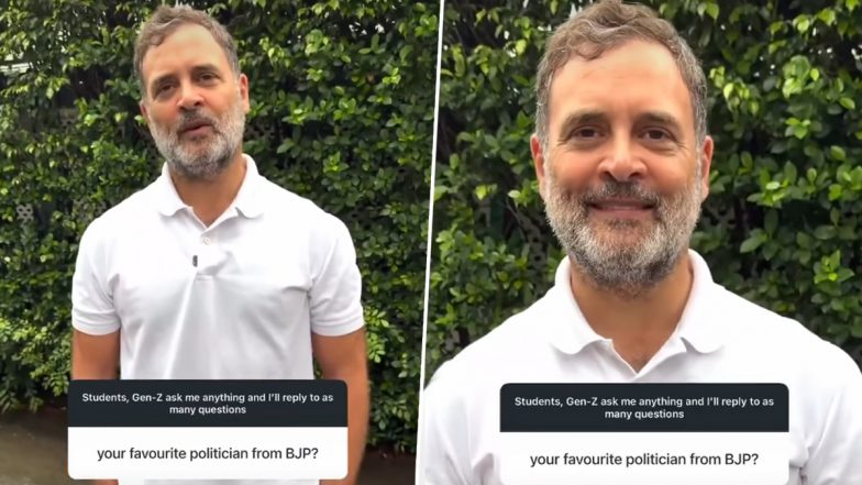 Who Is Rahul Gandhi&rsquo;s Favourite Politician From BJP?