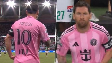 Lionel Messi Makes Emotional Return for Inter Miami in Leagues Cup 2026 Days After Father Jorge&rsquo;s Death (Watch Video)