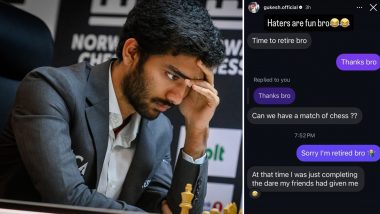World Champion D Gukesh Shuts Down Hater with Epic Response; Check Viral Reply